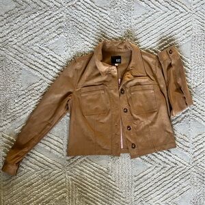 Brown Button-Up Jacket